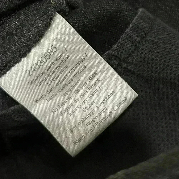 Club Monaco Charcoal Gray Dress Work Pants Buckle Trouser Cotton Blend Size 6 - Picture 7 of 9